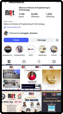 Instagram profile preview